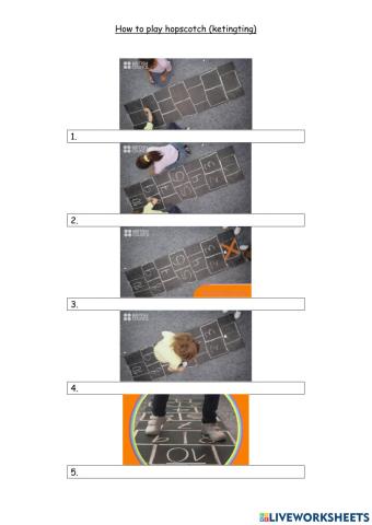 How to play hopscotch