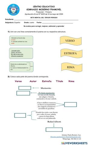 Reto mental de español