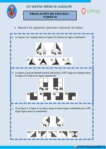 Traslación de Figuras - Parte II