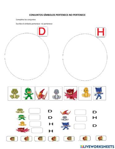 Pertenece-no pertenece