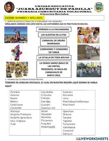 Evaluación de Ciencias Sociales