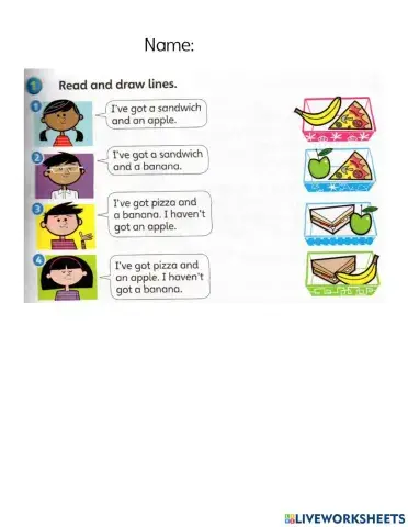 Year 1 Super Mind (pg.47, A.1)