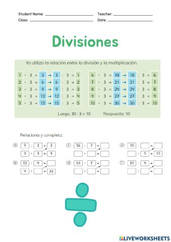 Divisiones
