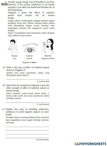 12.3 Impak Penggunaan Tenaga Nuklear