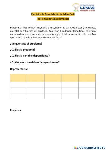 Prácticas de la lección 8