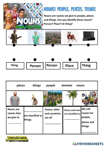 Nouns (with the Sims)