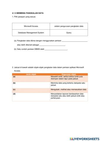 4.1.5 membina pangkalan data