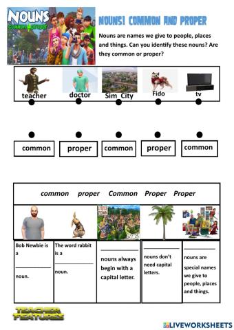 Common and Proper Nouns