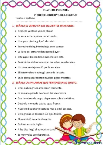 Partes de la oración