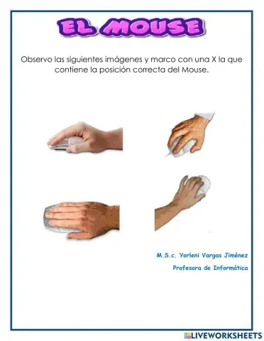 Posición correcta del Mouse