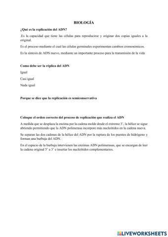 Replicacion del ADN