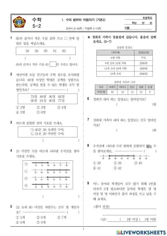 수학1단원 기본2