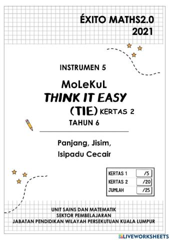 Tie5 K2 tahun 6 exito maths2.0