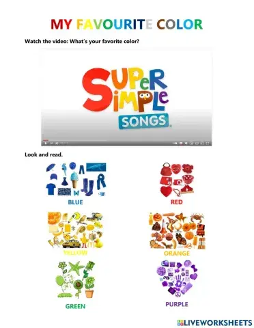 ESL Kids - My favourite color