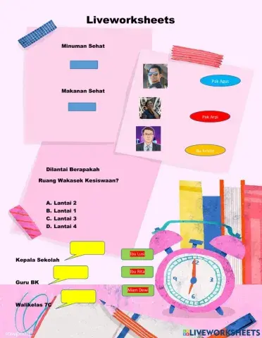 Contoh App Liveworksheet