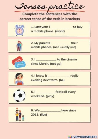 Tenses practice