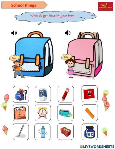 What do have on your bag?