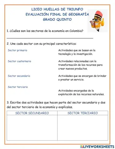 Sectores de la Economía