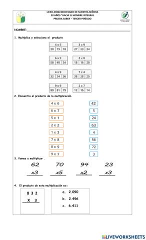 Multiplicación