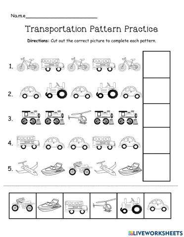 Transportation pattern