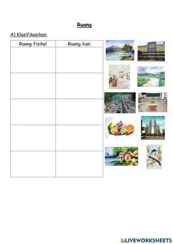 Ruang fizikal dan ruang ilusi