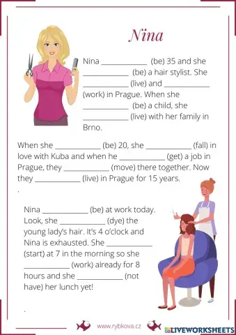 Nina - various tenses