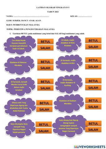 Tingkatan 5 bab 5 pembentukan malaysia