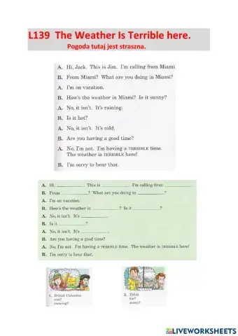 L139 The Weather Is Terrible Here