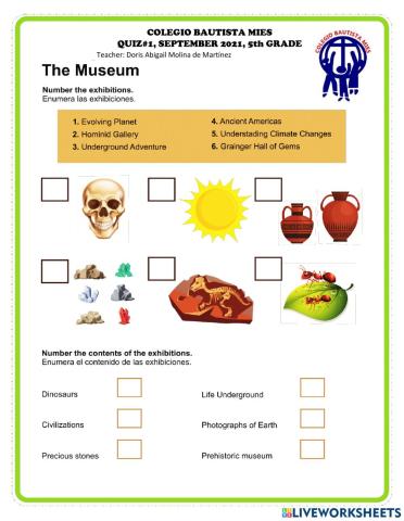 Quiz-1, september, 5th grade