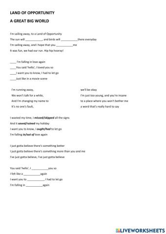 A land of opportunities