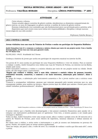 Notícia: O registro do codidiano