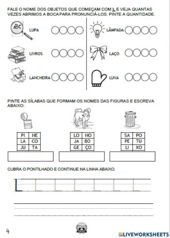 LETRA L página 4