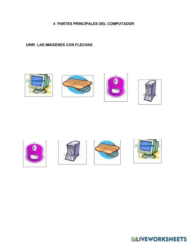 4 partes principales del computador