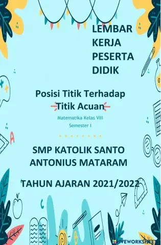 Lkpd posisi titik terhadap titik acuan