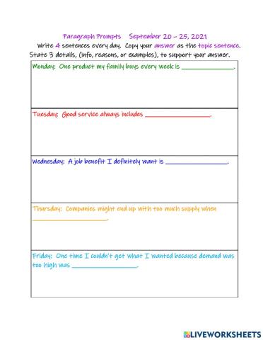 Job Preparation Paragraphs 5