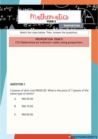 Proportion year 5