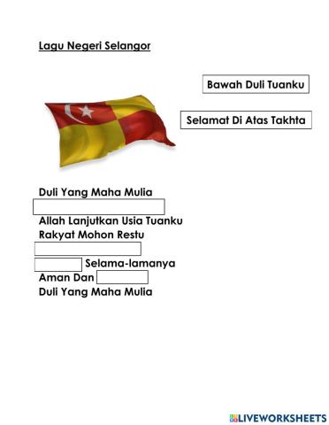 Lagu Negeri Selangor