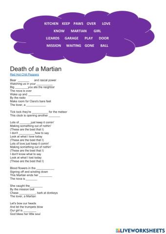 Death of a Martian