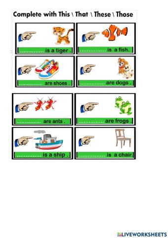Demonstrative Pronouns