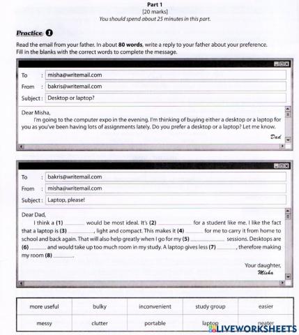 PT3 -Short Communicative Message