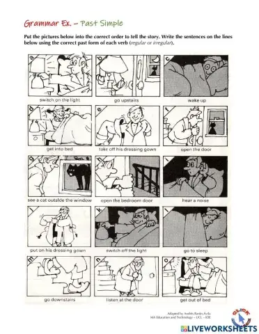 Grammar Ex. - Past Simple (Story)