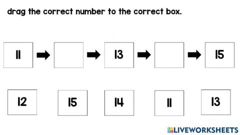 Number sequence 11-20