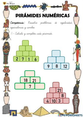 Pirámides numéricas