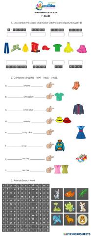 1° Third Term Evaluation