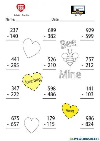 Cuatro operaciones matematicas