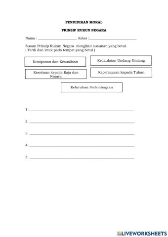 Prinsip rukun negara