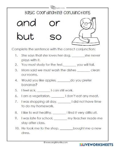 Coordinating conjunctions