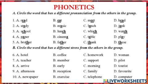 SO Elementary Review Unit 2-Phonetics