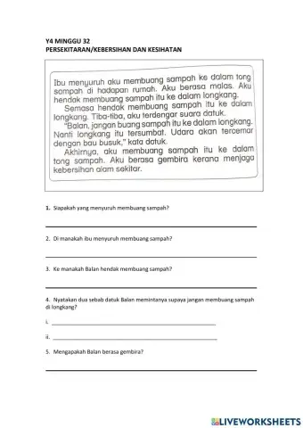 Y4 w32 persekitaran-kebersihan dan kesihatan