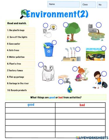 ใบงาน Environment(2)